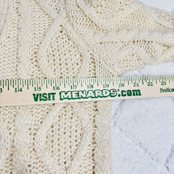 Rachel Zoe Long Cardigan Sweater Cream Sz Large Cable Knit NWT - Picture 5 of 8